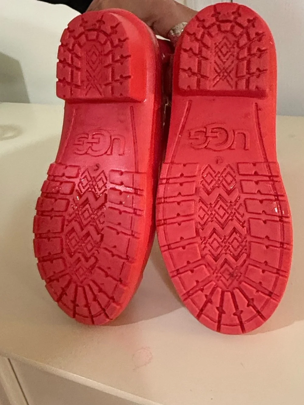 UGG Kids pink Rain Boots